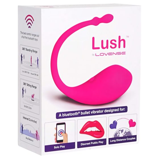 LOVENSE Lush - smart vibrating egg (pink)