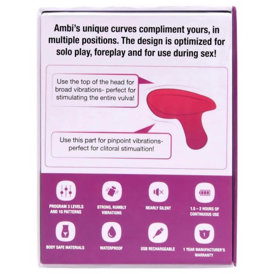 LOVENSE Ambi Smart Dual-Motor Clitoral Vibrator (Pink)