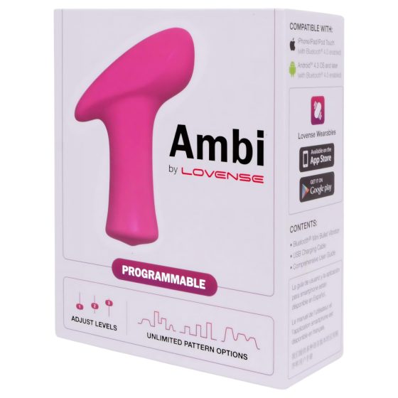 LOVENSE Ambi Smart Dual-Motor Clitoral Vibrator (Pink)