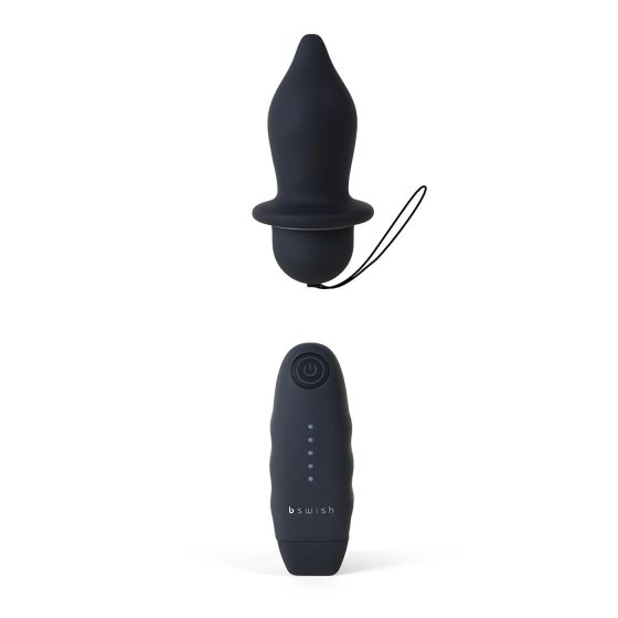 B SWISH Bfilled Classic - remote-controlled anal vibrator (black)