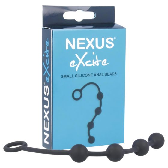 Nexus Excite - Small Anal Beads (4 beads) - Black