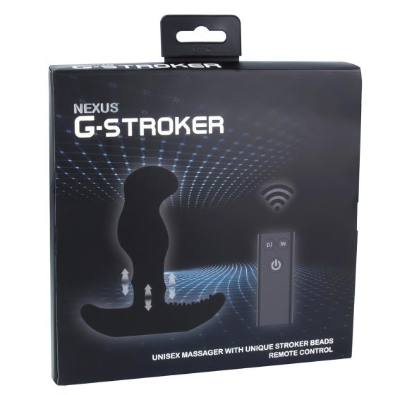 Nexus G-stroker - remote-controlled prostate vibrator (black)