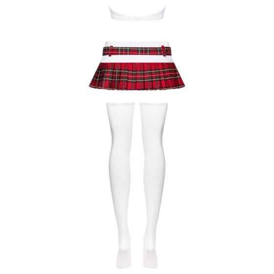 Obsessive Schooly - Schoolgirl Costume Set (6 Pieces)