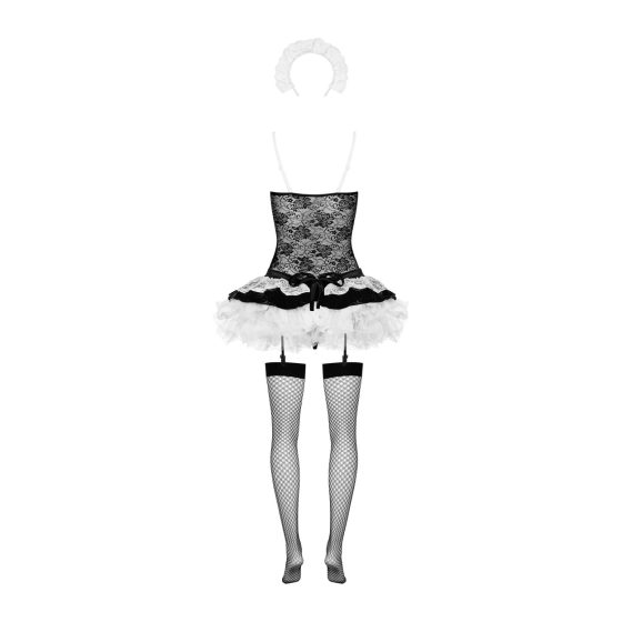 Obsessive Maid - French Maid Costume Set (5-Piece)