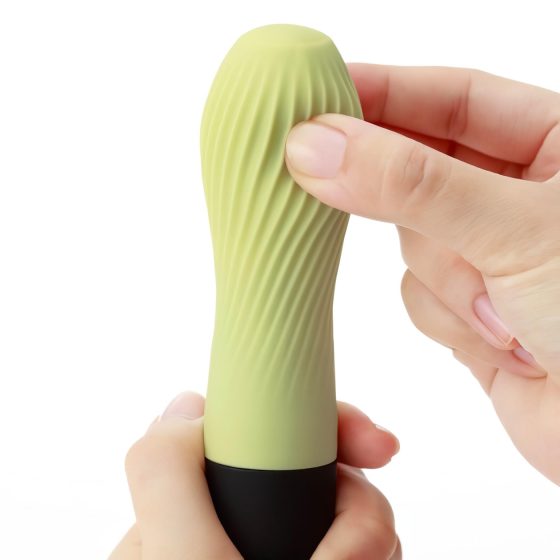 TENGA Iroha Zen - Matcha super soft silicone vibrator (green)