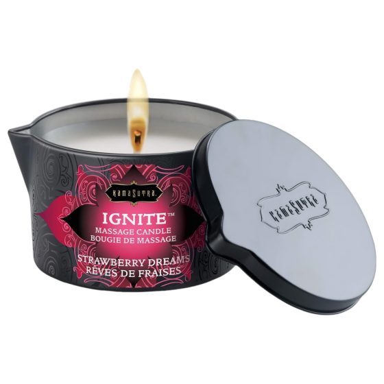 Kama Sutra - Vegan Massage Candle - Strawberry Dream (170g)