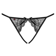   Miamor Obsessive - Open Lace Mesh Women's Underwear (Black)