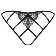   Miamor Obsessive - Open Lace Mesh Women's Underwear (Black)