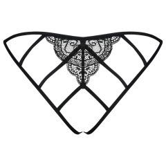   Miamor Obsessive - Open Lace Mesh Women's Underwear (Black)