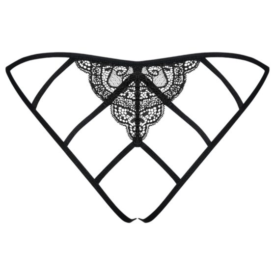 Miamor Obsessive - Open Lace Mesh Women's Underwear (Black)