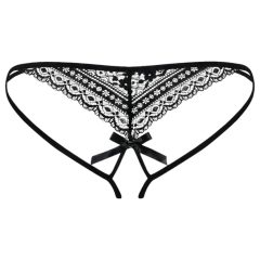   Obsessive Picantina - Black Double Strap Women's Panties