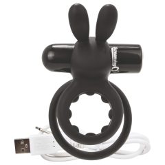   Screaming O Ohare - Rechargeable, Bunny, Vibrating Cock Ring (Black)