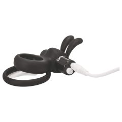   Screaming O Ohare - Rechargeable, Bunny, Vibrating Cock Ring (Black)