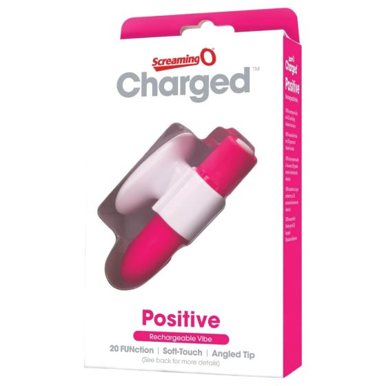 Screaming O Positive - Rechargeable Powerful Stick Vibrator (Pink)