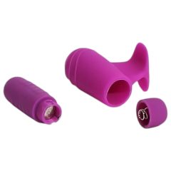 B SWISH Basics Silicone Finger Vibrator (Purple)