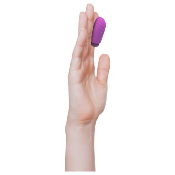 B SWISH Basics Silicone Finger Vibrator (Purple)