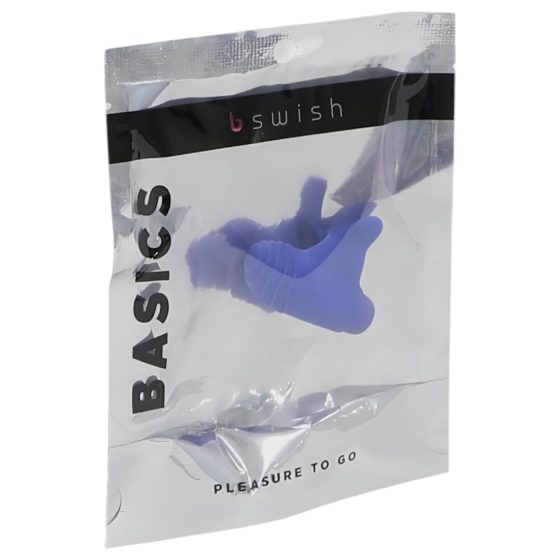 B SWISH Basics - Silicone Finger Vibrator (Blue)