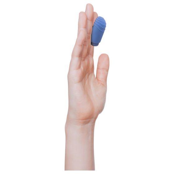 B SWISH Basics - Silicone Finger Vibrator (Blue)