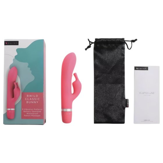 B SWISH Bwild Classic Bunny Clitoral Vibrator (Pink)