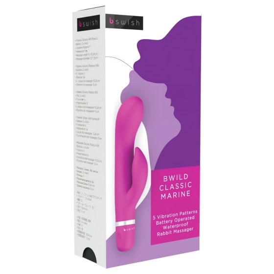 B SWISH Bwild Marine - clitoral arm vibrator (pink)