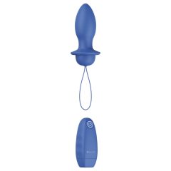   B SWISH Bfilled Classic - remote control anal vibrator (blue)