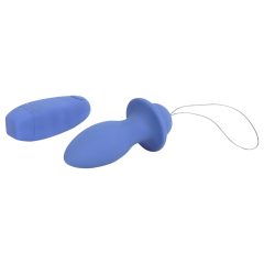   B SWISH Bfilled Classic - remote control anal vibrator (blue)