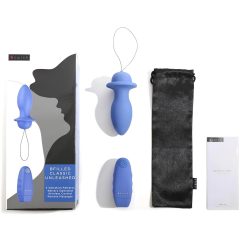   B SWISH Bfilled Classic - remote control anal vibrator (blue)