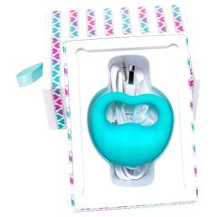   LOVELIFE BY OHMYBOD - REV - Rechargeable, Waterproof Finger Vibrator (Turquoise)