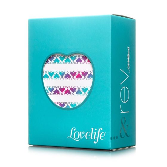 LOVELIFE BY OHMYBOD - REV - Rechargeable, Waterproof Finger Vibrator (Turquoise)