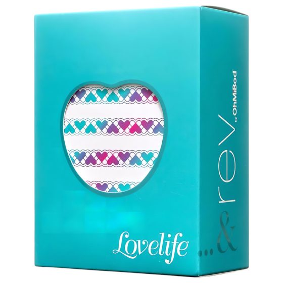 LOVELIFE BY OHMYBOD - REV - Rechargeable, Waterproof Finger Vibrator (Turquoise)