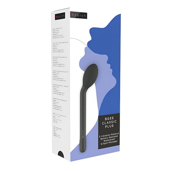 B SWISH Bgee Classic Plus - waterproof G-spot vibrator (black)