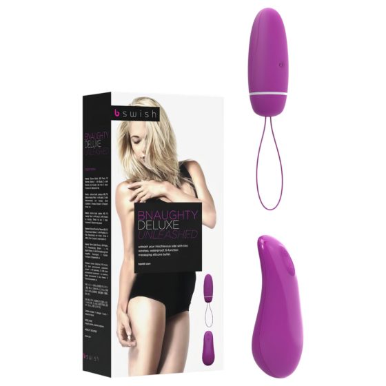 B SWISH Deluxe - wireless vibrating egg (blackberry)