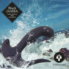   FEELZTOYS Black Jamba - Wireless, Warming Anal Vibrator (Black)