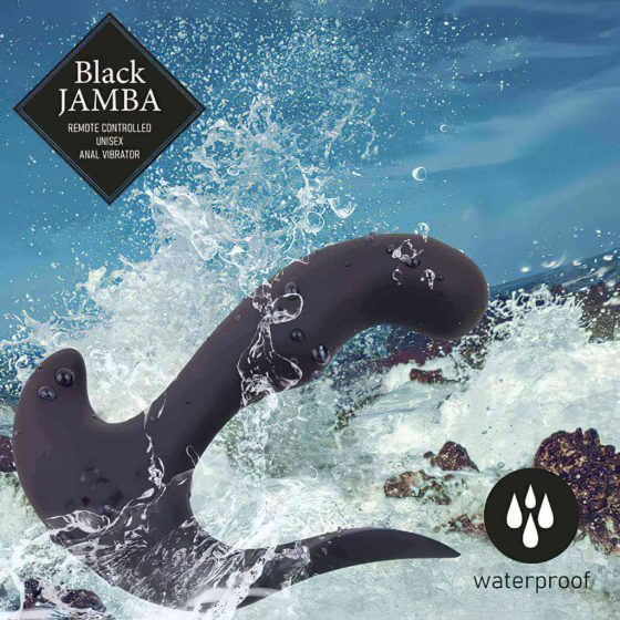 FEELZTOYS Black Jamba - Wireless, Warming Anal Vibrator (Black)