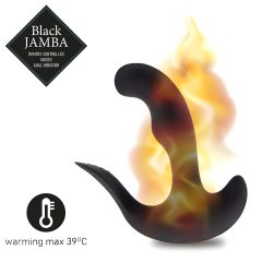   FEELZTOYS Black Jamba - Wireless, Warming Anal Vibrator (Black)