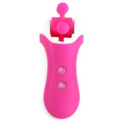   FEELZTOYS Clitella - Rechargeable, Rotating, Oral Vibrator (Pink)