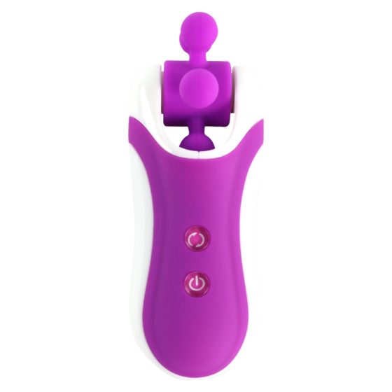 FEELZTOYS Clitella - Rechargeable, Rotating, Oral Vibrator (Purple)