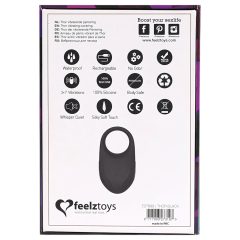 Feelztoys Thor - Rechargeable Vibrating Cock Ring (Black)