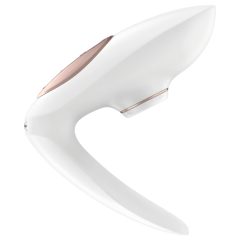   Satisfyer Pro 4 Couples - Rechargeable Air-Pulse Couples Vibrator (White)