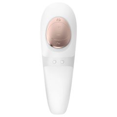   Satisfyer Pro 4 Couples - Rechargeable Air Pulse Couples Vibrator (White)