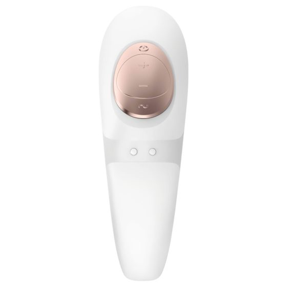 Satisfyer Pro 4 Couples - Rechargeable Air Pulse Couples Vibrator (White)