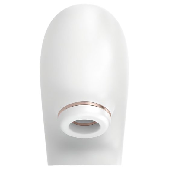 Satisfyer Pro 4 Couples - Rechargeable Air Pulse Couples Vibrator (White)