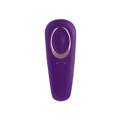   Satisfyer Double Classic - Waterproof Rechargeable Couple's Vibrator (Purple)