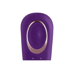   Satisfyer Double Classic - Waterproof Rechargeable Couple's Vibrator (Purple)