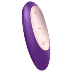   Satisfyer Double Plus Remote - Wireless Rechargeable Couples Vibrator (Purple)