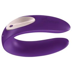   Satisfyer Double Plus Remote - Wireless Rechargeable Couples Vibrator (Purple)