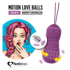   FEELZTOYS Foxy - Rechargeable, Waterproof Vibrating Egg (Purple)