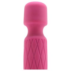   Bodywand Luxe - Rechargeable Mini Massager Vibrator (Dark Pink)