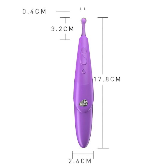 Zumio Soft - rechargeable clitoral vibrator (purple)