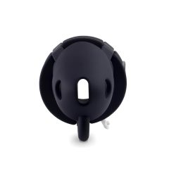 LOCK A WILLY - Silicone Penis Cage with Padlock (Black)